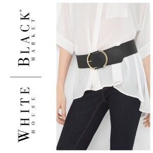 Whit House Black Market Wide Leather Belt
